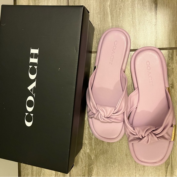 NWT  COACH Brooklyn Sandal - Picture 1 of 4